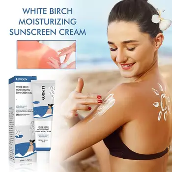 Слънцезащитен крем с SPF 50 +, Избелващ Слънцезащитен крем за лице Защитен крем за кожата на тялото, анти-Стареене Хидратираща грижа за лице и тяло