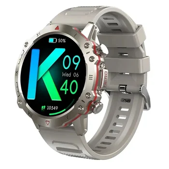 Умен часовник D12 За спортове на открито 1,39 Инчов IPS Монитор на сърдечния ритъм с по-голям екран, Bluetooth Предизвикателство Мъжки Женски Умен часовник