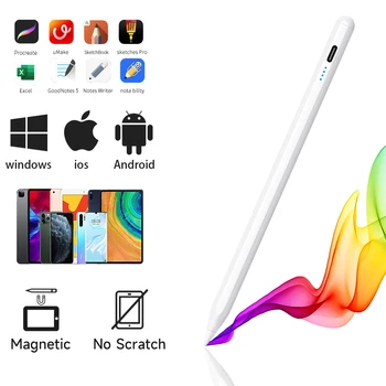 Универсален Стилус За Android, IOS, Windows Touch Pen За iPad на Apple Молив За Huawei Lenovo Samsung Phone Xiaomi Tablet Pen