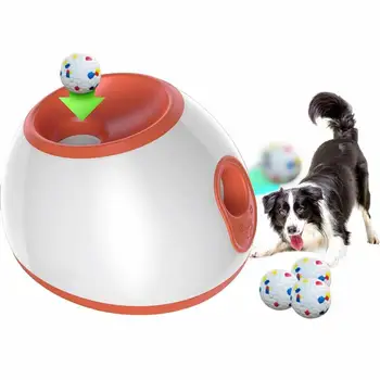 Устройство за стартиране на кучешки топки Здрава машина за подаване на тенис и бейзбол Интерактивни играчки за кучета Машина за хвърляне на домашни топки в помещението