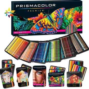 цветни моливи Prismacolor Premier Estojo 12 24 36 48 72 132 150 Ядра САЩ Estojo Lapis Sanford Art Pencils